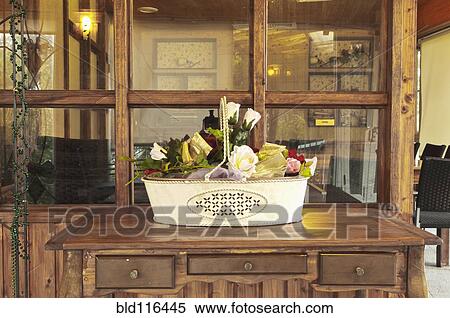Stock Photography - Interior of a country restaurant. Fotosearch