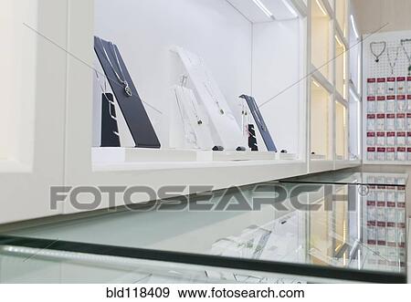 Interior of a luxury goods, and jewelry store View Large Photo Image Stock Photo - Interior of a luxury goods, and jewelry store. Fotosearch