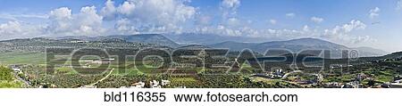 Stock Photography - Israeli Valley Panorama. Fotosearch