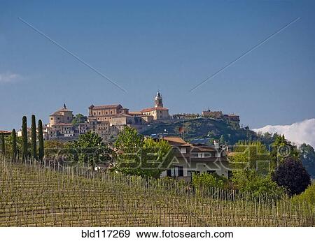 Italian Village and Countryside View Large Photo Image Stock Photo - Italian Village and Countryside. Fotosearch