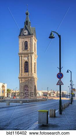 Stock Image - Jaffa Clock Tower. Fotosearch