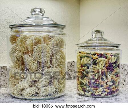 Stock Photography - Jars of Pasta. Fotosearch
