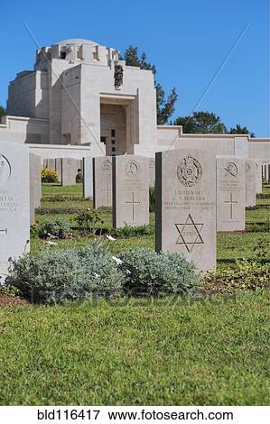 Stock Photo - Jerusalem British war cemetery. Fotosearch