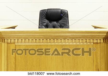 Judges Bench and Chair View Large Photo Image Stock Photo - Judges Bench and Chair. Fotosearch