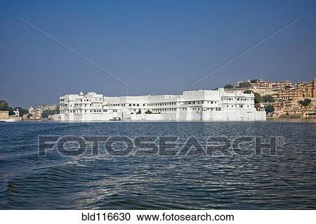 Lake Palace on Lake Pichola View Large Photo Image Stock Image - Lake Palace on Lake Pichola. Fotosearch