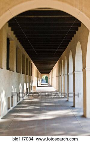Length of a Colonnade View Large Photo Image Picture - Length of a Colonnade. Fotosearch
