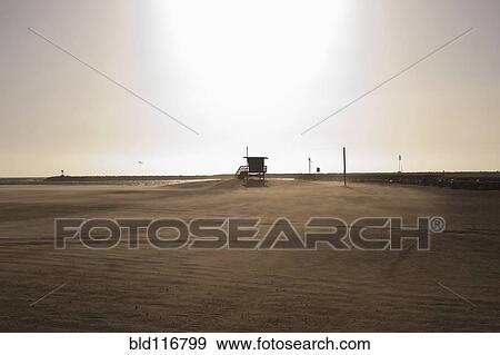 Stock Photo - Lifeguard Station. Fotosearch