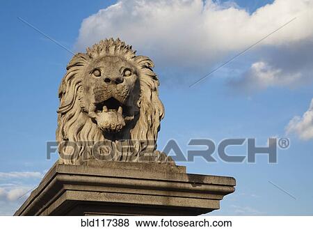 Lion Statue View Large Photo Image Stock Photo - Lion Statue. Fotosearch