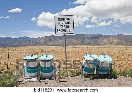 Litter Bins Alongside the Highway View Large Photo Image Stock Photo - Litter Bins Alongside the Highway. Fotosearch