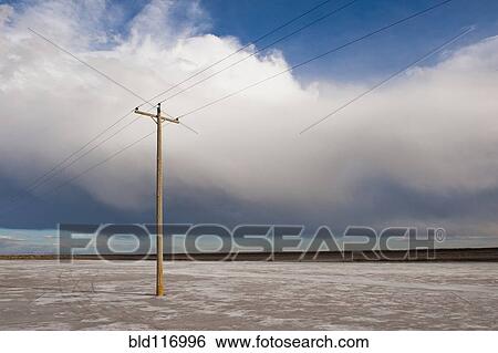 Lone Power Pole View Large Photo Image Stock Photograph - Lone Power Pole. Fotosearch