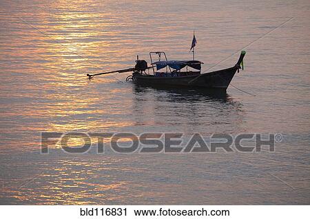 Long-tail Boat View Large Photo Image Stock Image - Long-tail Boat. Fotosearch