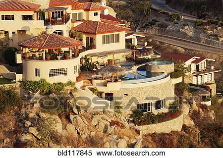 Stock Photography - Luxury Home on a Hill. Fotosearch