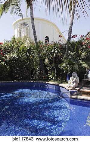 Stock Image - Luxury Pool at the Hotel California. Fotosearch
