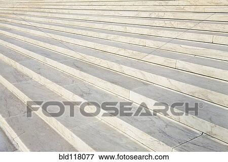 Stock Photo - Marble Steps of the Supreme Court. Fotosearch