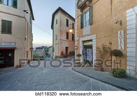 Medieval Street at Dawn View Large Photo Image Stock Image - Medieval Street at Dawn. Fotosearch