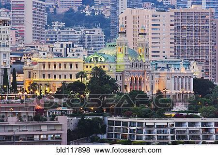 Stock Photo - Monte Carlo Casino at Dusk. Fotosearch