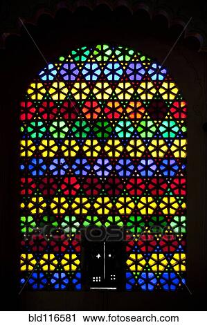 Multi-Colored Arched Window View Large Photo Image Stock Image - Multi-Colored Arched Window. Fotosearch