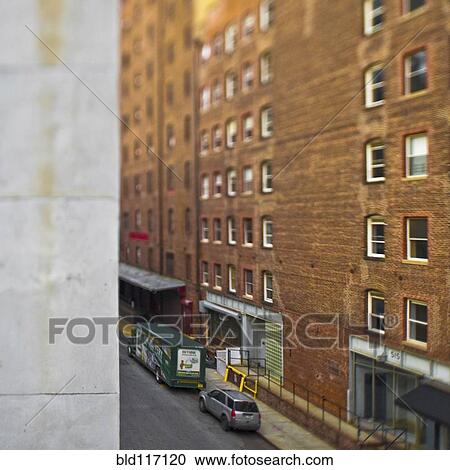 Narrow City Street View Large Photo Image Stock Image - Narrow City Street. Fotosearch