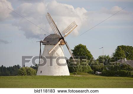 Old Windmill Exterior View Large Photo Image Stock Image - Old Windmill Exterior. Fotosearch