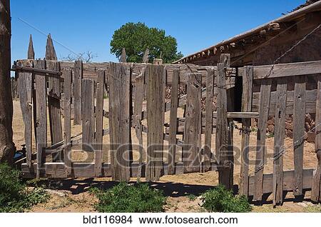 Old Wooden Fence Gate View Large Photo Image Picture - Old Wooden Fence Gate. Fotosearch