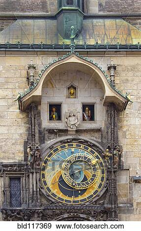 Stock Photo - Old World Building With Clock. Fotosearch