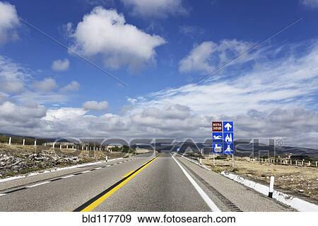 Open Highway View Large Photo Image Stock Photo - Open Highway. Fotosearch