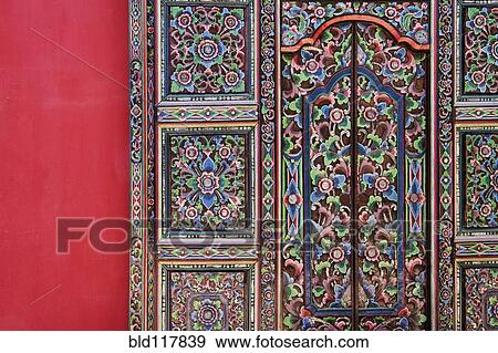 Stock Photo - Ornate Door at the Hotel California in Mexico. Fotosearch