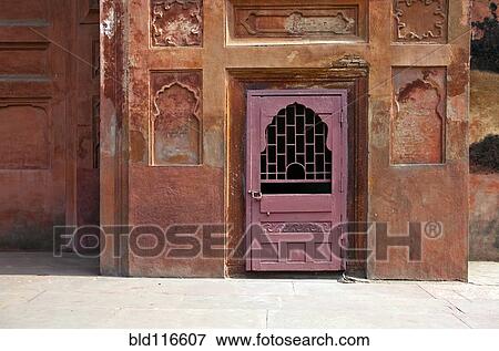 Ornate Door in Red Fort View Large Photo Image Stock Photo - Ornate Door in Red Fort. Fotosearch