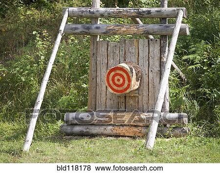 Outdoor Wooden Bulls-eye View Large Photo Image Stock Photo - Outdoor Wooden Bulls-eye. Fotosearch