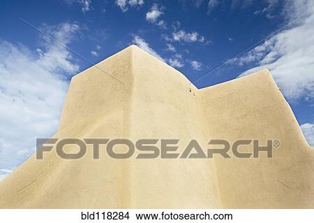 Picture - Outside Wall of the San Francisco de Asis Mission Church. Fotosearch
