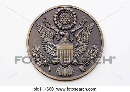 Stock Image - Patriotic Plaque. Fotosearch