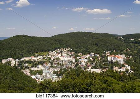 Picturesque Town View Large Photo Image Picture - Picturesque Town. Fotosearch