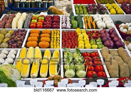 Produce At A Farmers Market View Large Photo Image Stock Photo - Produce At A Farmers Market. Fotosearch