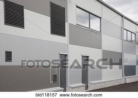 Production Plant Exterior View Large Photo Image Stock Photo - Production Plant Exterior. Fotosearch