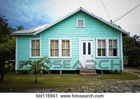 Raised Home in the Tropics View Large Photo Image Stock Image - Raised Home in the Tropics. Fotosearch