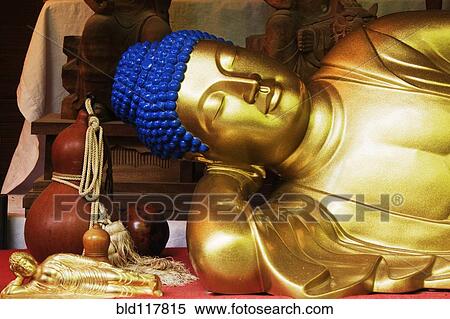 Reclining Buddha Statue View Large Photo Image Stock Photography - Reclining Buddha Statue. Fotosearch