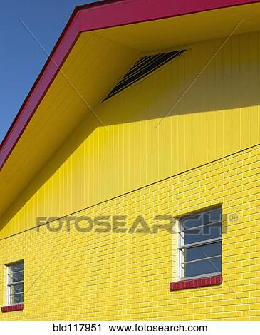 Red And Yellow House View Large Photo Image Stock Image - Red And Yellow House. Fotosearch