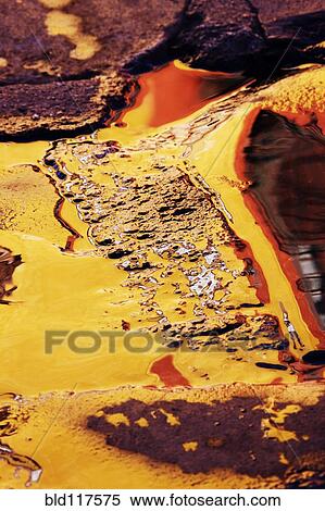 Stock Photography - Reflections on Wet Road. Fotosearch
