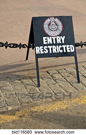 Restricted Entry Sign at the India Gate View Large Photo Image Stock Image - Restricted Entry Sign at the India Gate. Fotosearch
