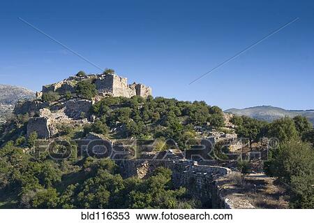 Stock Image - Ruins of Nimrod Fortress. Fotosearch