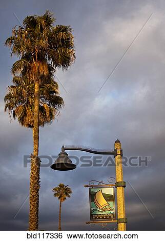 Santa Barbara Harbor Sign View Large Photo Image Stock Photograph - Santa Barbara Harbor Sign. Fotosearch