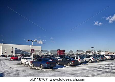 Section of an Outdoor Parking Lot View Large Photo Image Stock Photo - Section of an Outdoor Parking Lot. Fotosearch