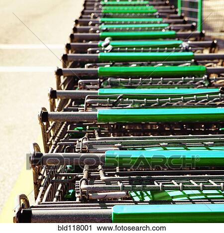 Shopping Carts Stacked Together View Large Photo Image Stock Image - Shopping Carts Stacked Together. Fotosearch