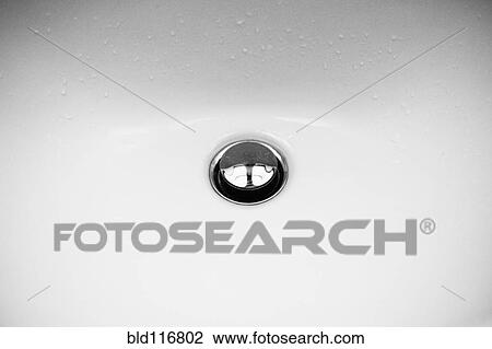 Stock Image - Sink Drain. Fotosearch