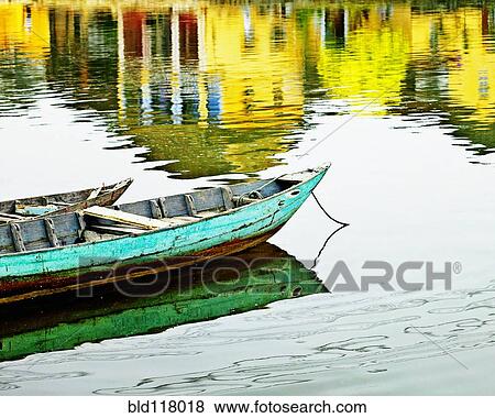 Small Wooden Boats on the Water View Large Photo Image Stock Photo - Small Wooden Boats on the Water. Fotosearch