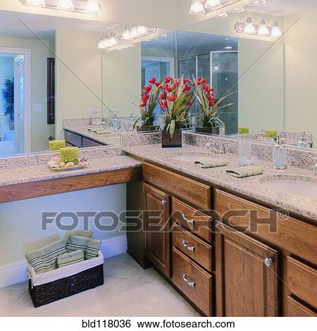 Stock Photograph - Spacious Modern Bathroom. Fotosearch