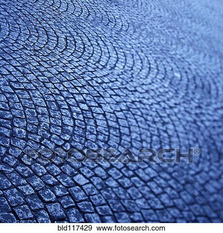 Stock Photo - Square Paving Stones on Paris Street. Fotosearch