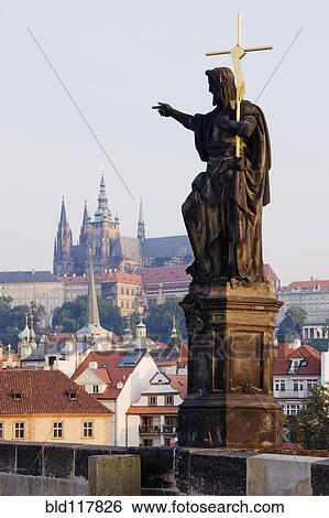 Stock Photograph - St John the Baptist Statue. Fotosearch
