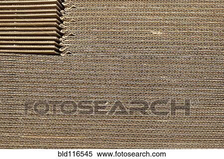 Stock Photography - Stack of Flattened Boxes. Fotosearch