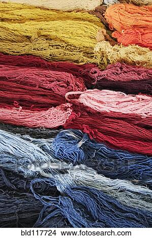 Stacks of Colorful Wool View Large Photo Image Picture - Stacks of Colorful Wool. Fotosearch